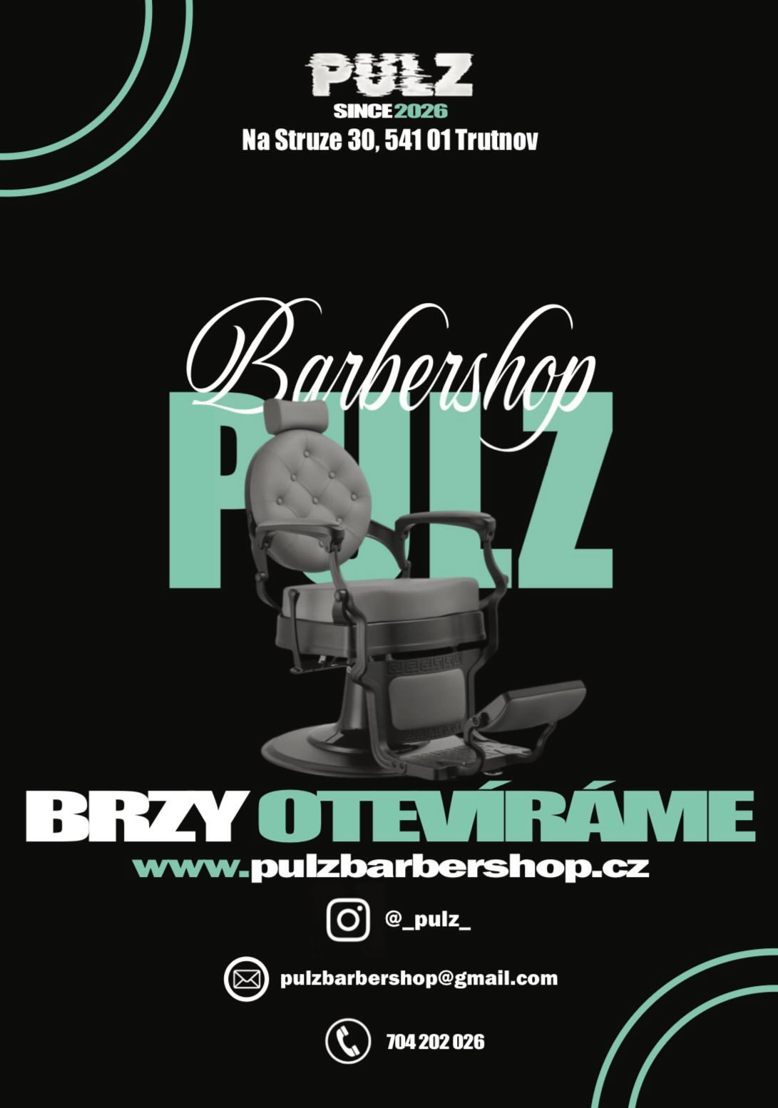 PULZ barber při práci